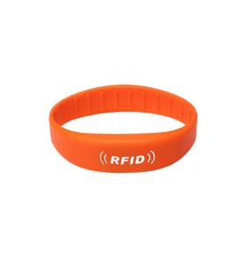 RFID 矽膠中型扁平腕帶