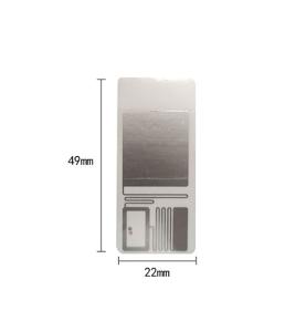 新零售無人超市UHF rfid電子標籤PP合成紙白標半背膠