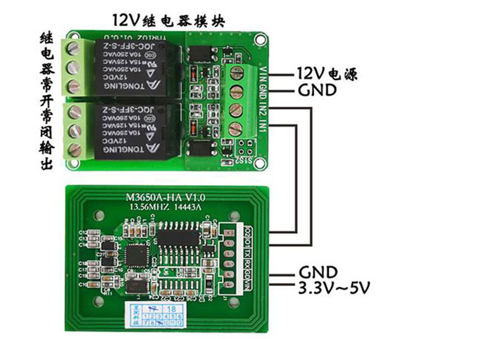 IC卡寫字卡非讀寫接觸S50讀寫感應串口 RS232 TTL 5