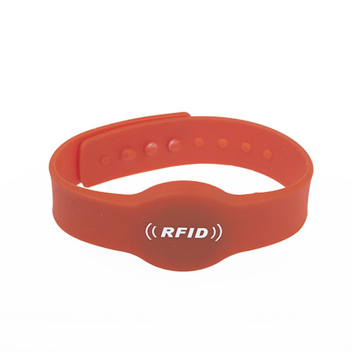 RFID 矽膠壓花扣腕帶 3