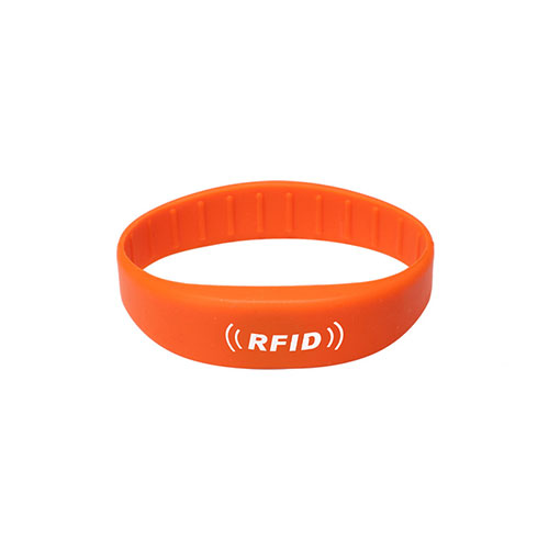 RFID 矽膠中型扁平腕帶 2