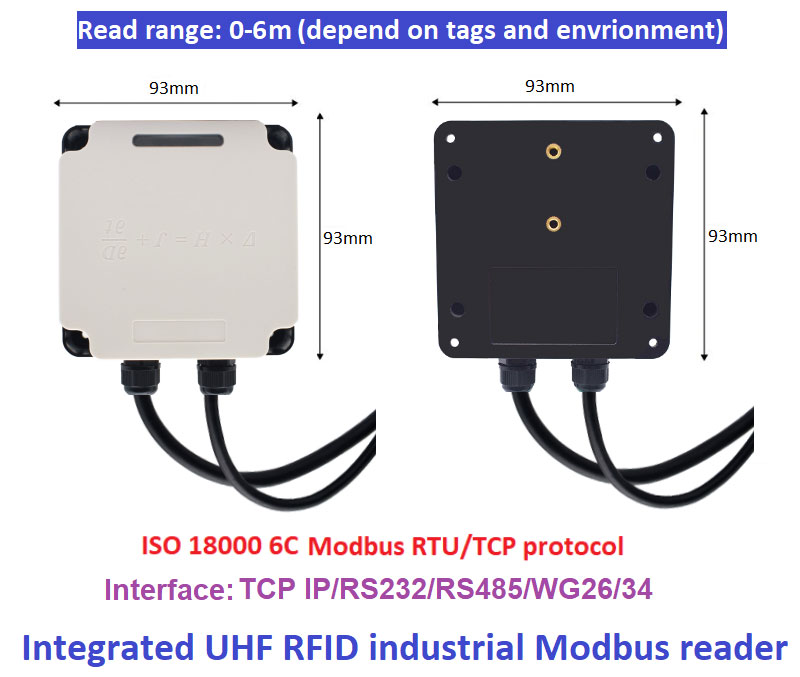 RFID 工業閱讀器 Modbus 連接 P95一體化管理