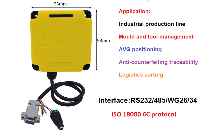 busRFID 工業閱讀器 Modbus 915MID 915MID RF生產線管理6