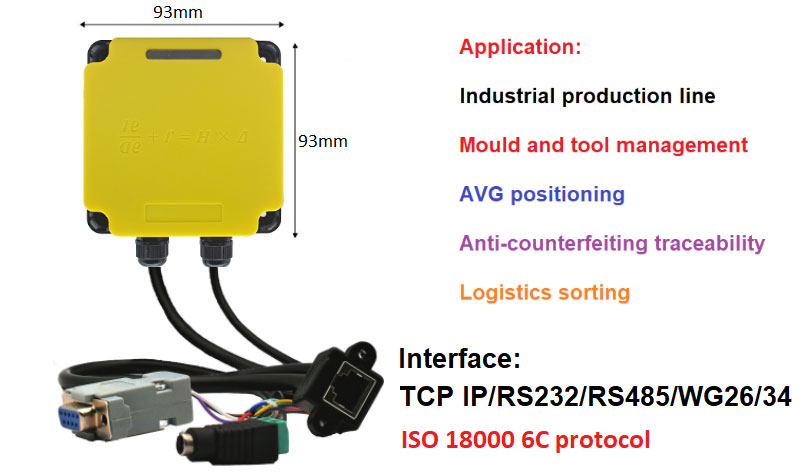 RFID 工業閱讀器 Modbus 915MID 95生產線管理7