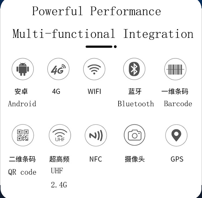 2.4G主動手持RFID遠端手持終端手持PDA 2