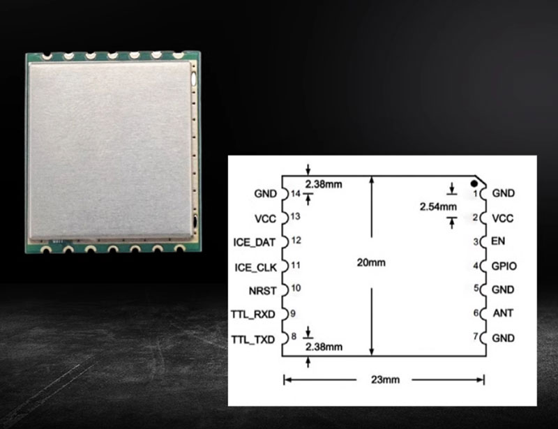 UHF RFID讀寫器模組WiFi射頻電子標籤讀寫器TTL<a href=https://rfid-life.com/RFID-Module.html target='_blank'>射頻識別模組</a>2